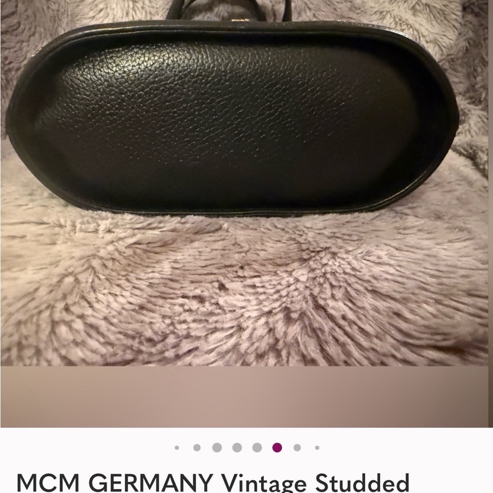 MCM Black Tote with Gold Detailing -Pristine Condition - Picture 7 of 16